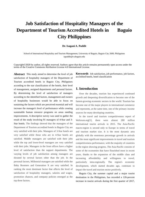 Urgent! Hotel hospitality jobs in Baguio .